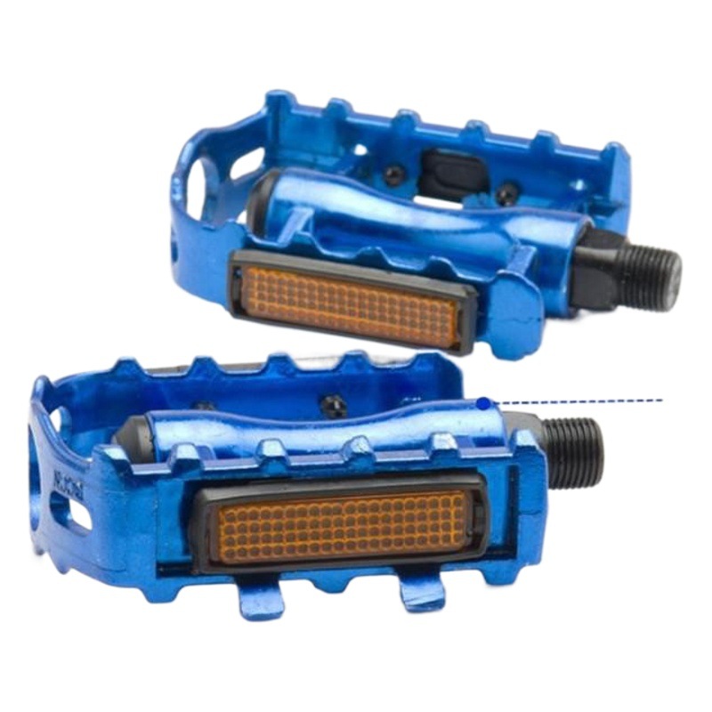 Factory mountain bike aluminum alloy pedal all aluminum pedal bicycle color pedal prevention