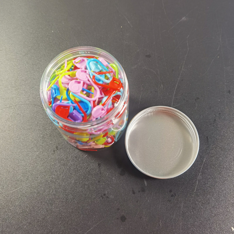 Herramienta de tejido de alfiler pequeño, hebilla de marca de plástico, hebilla de conteo de suéter de lana, hebilla de plástico antisolución, hebilla pequeña