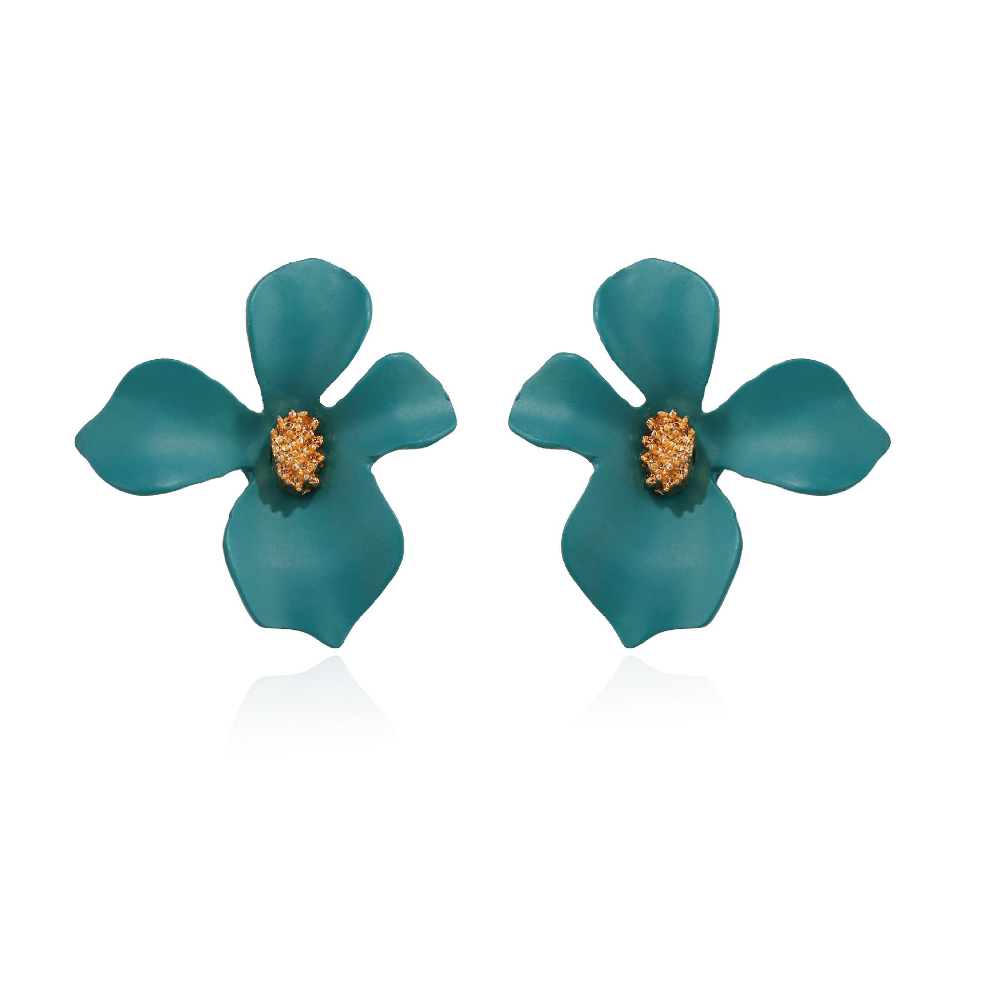 New Flower Creative Candy Color Earrings display picture 3