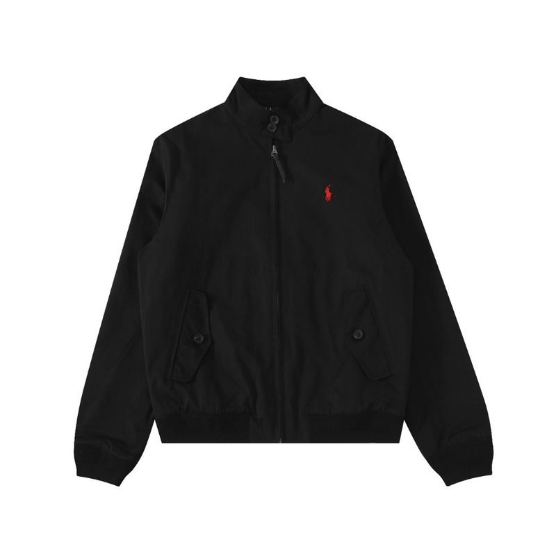 Ralph Lauren 拉夫劳伦polo白百合同款老钱风立领工装哈灵顿夹克|undefined