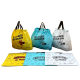 Sichuan Takeaway Bag Custom Fast Food Barbecue Drawstring Beat Catering National Fashion Plastic Takeaway Packaging Bag Disposable