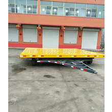 牵引式楼板平板拖车 物流台车板砖转运设备 建筑工程楼板运输设备