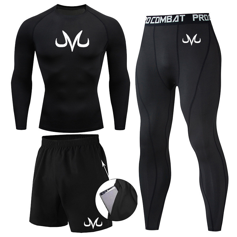 Women's Clothing Men's Animation Sportswear Set Tights Fitness Shorts Base Layer Quick Drying Running Track And Field Training High Elasticity_ecoleips.com