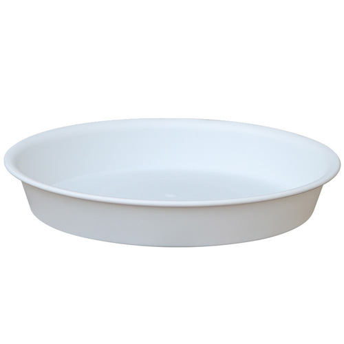 Thickened white round flower pot tray wholesale plastic pot holder water tray pot pad succulent orchid pot base