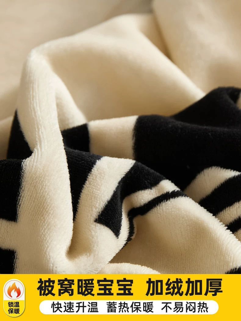 Invierno nuevo tipo de cama de terciopelo de leche una sola pieza de terciopelo de coral grueso cubierta de cama dormitorio de estudiantes cubierta de colchón cubierta de cama