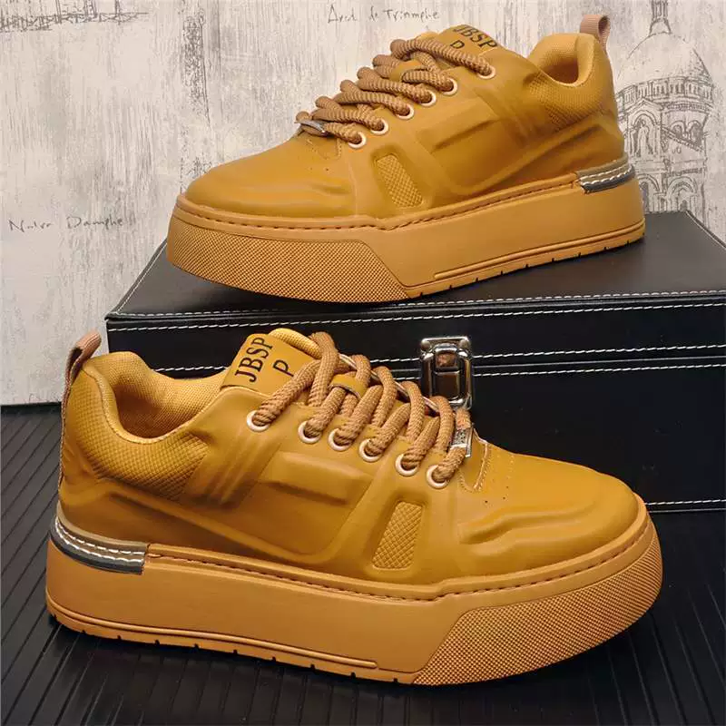 Обувь Мужская дикая модная обувь нишевый оригинальный прилив осенняя и зимняя верблюжья обувь на толстой подошве мужская новая повседневная обувь