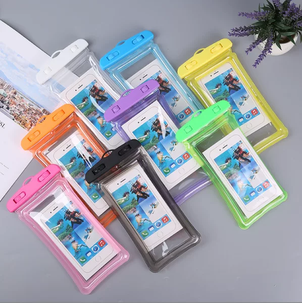 2026 New Model In-Stock Inflatable Airbag Waterproof Phone Case Transparent Phone Cover 70% off Waterproof for Rafting and Swimming