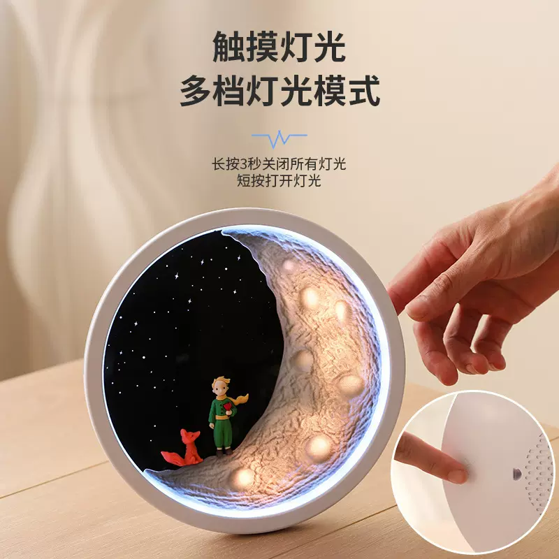 跨境热销小王子蓝牙音响家用高音质低音炮氛围环绕立体声蓝牙音箱