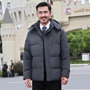 [Live with] Cross-border Down Jacket on behalf of short and medium-term youth thick warm outdoor duck down clothing wholesale