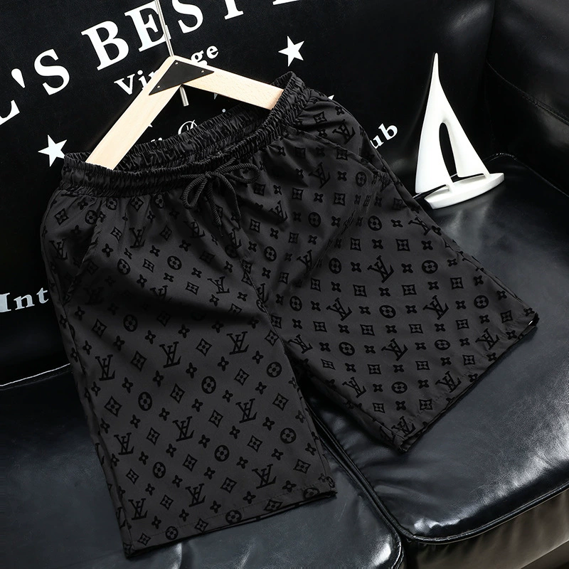 Новые летние мужские повседневные шорты в европейском стиле, шорты длиной до колена, универсальные свободные пляжные шорты для дома