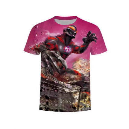 2025 Hot Summer Cebria Pick 3D Printed Absorbent Trend Short Sleeve Shirt Breathable Sweat Printed Sports T-Shirt