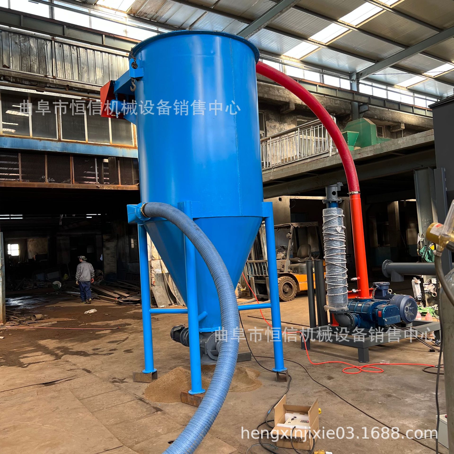 矿石粉末吨包气力吸灰机zcjb 建材粉料灰罐车气力吸灰机 恒信直供