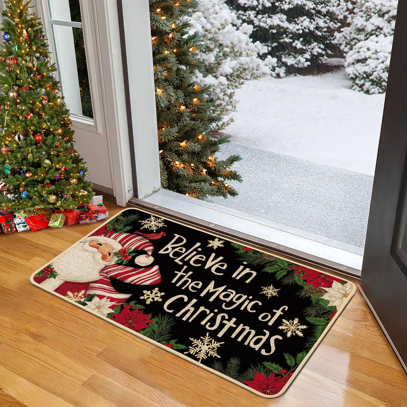 Cross-Border Cartoon Halloween Entrance Door Mats, Stain-Resistant and Wear-Resistant Bathroom Absorbent and Easy-Care Foot Mats, Entrance Door Mats