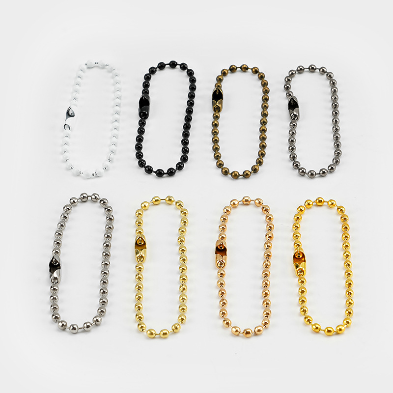 Fabricantes de cadenas de perlas cadenas transfronterizas de hierro de cobre onda