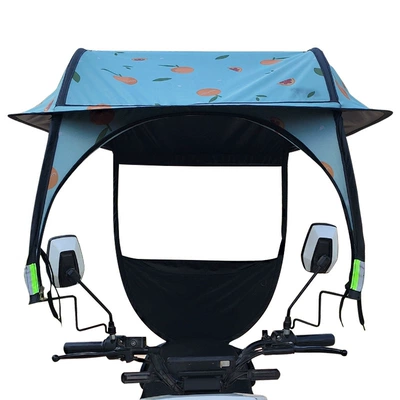Elektromobil üçün ön şüşə çətiri (günlük) – electric scooter canopy with black