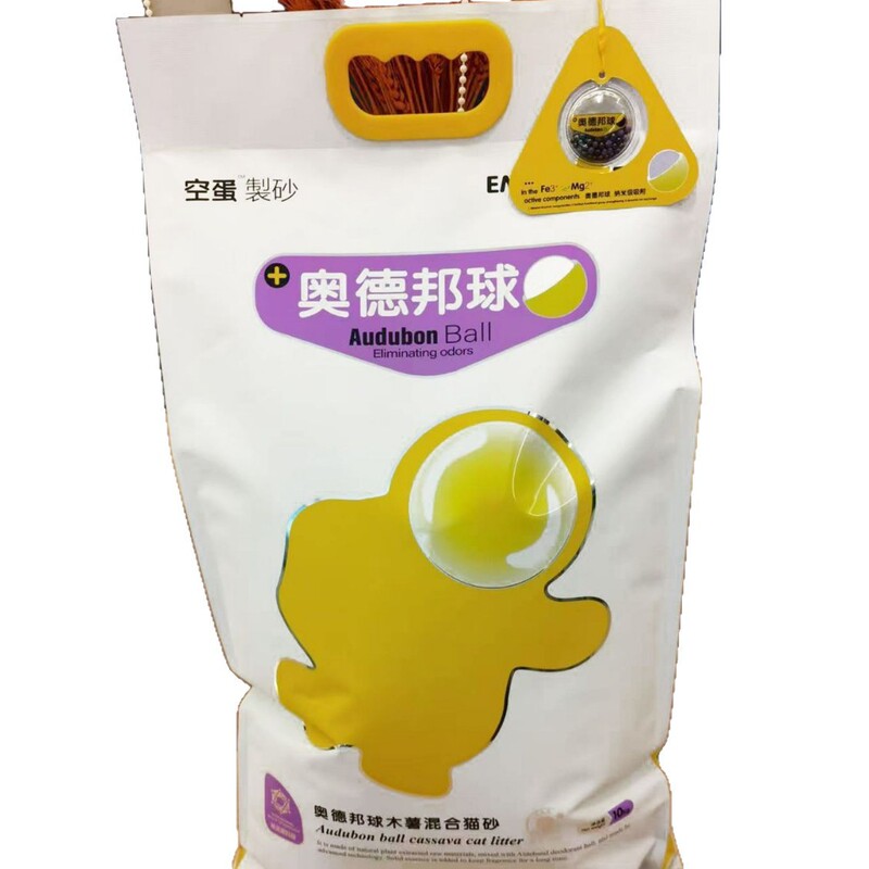 猫砂冠它新品猫咪空蛋制砂AudubonBall奥得邦除臭木薯豆腐混合|undefined