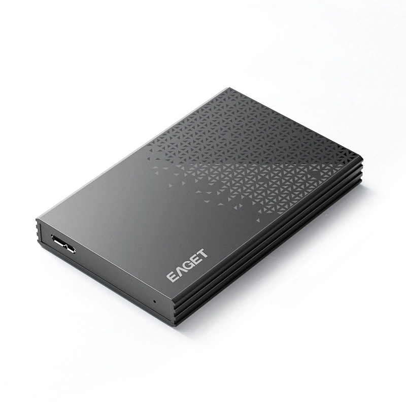 EAGET (忆捷) мобильный диск USB 3.0 G302 2.5" для резервного копирования данных, высокоскоростной, ударопрочный, чёрный