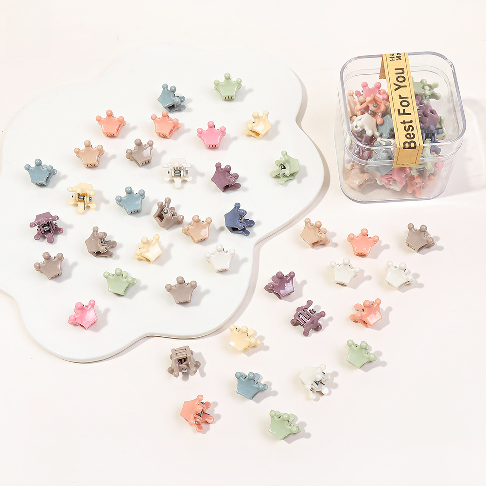 Set mini mollette per capelli colorate per trecce e frangetta_voghion.com