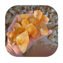 东海水晶原石巴西黄水晶装饰摆件天然原石花盆造景水晶碎石批发