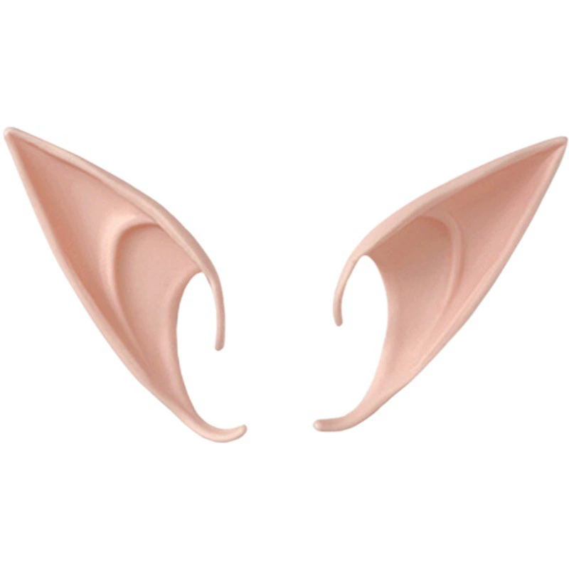 Маленькая девочка COS Фея острые уши дети Хэллоуин одеваются головные уборы маленькая ведьма Ангел Серьги шоу