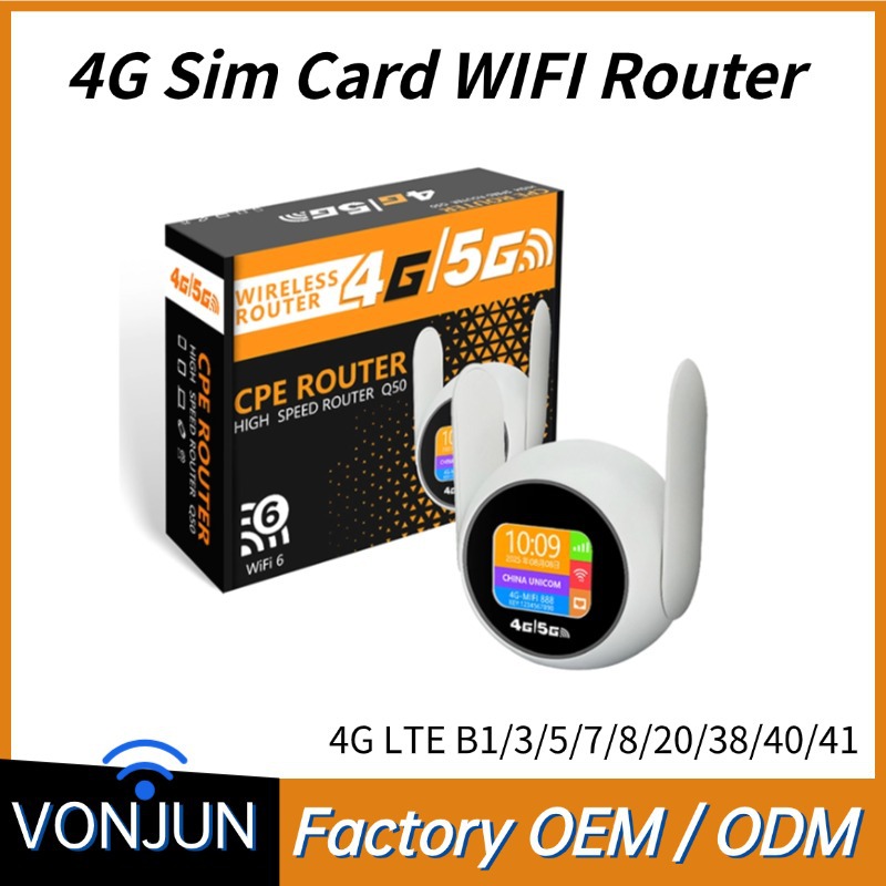 4G Router WIFI6无线插卡路由器网线LTE CPE移动热点Pocket WIFI
