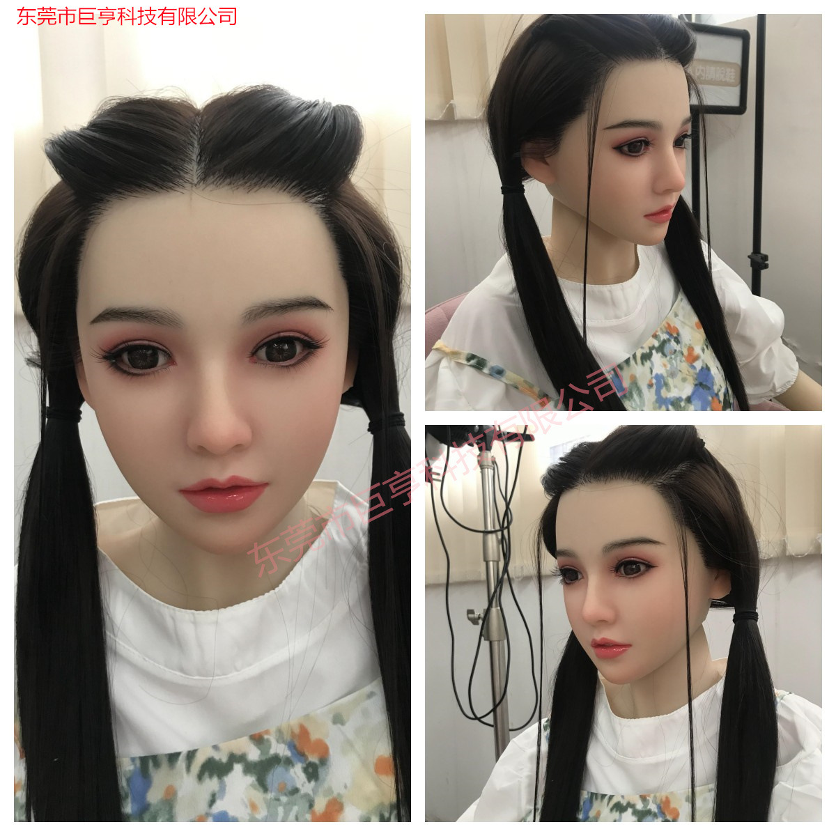 Entidad muñeca TPE cabeza deliciosa cabeza de silicona hecha a mano plantación de cabello múltiples tipos de cabeza opcional permanente exquisito modelo de cabeza al por mayor