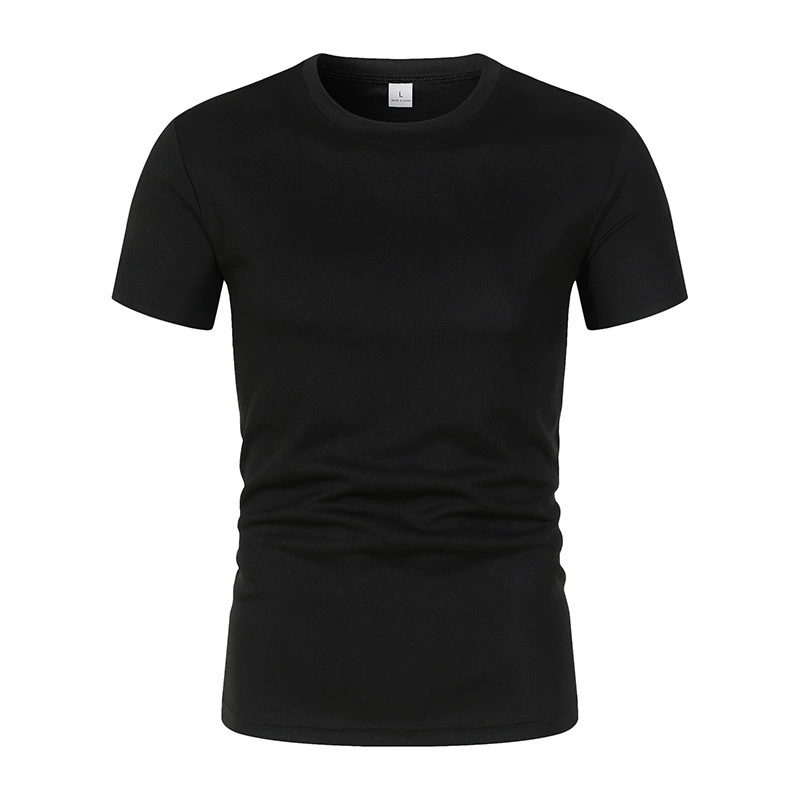 Летние мужские футболки с круглым вырезом и коротким рукавом 2025, спортивные и повседневные сетчатые майки в наличии