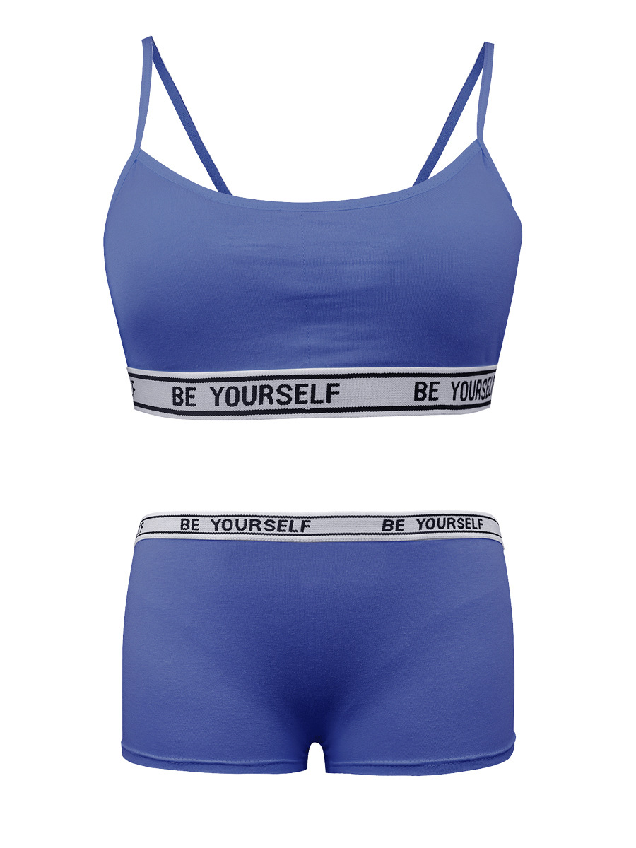 Sujetador de desarrollo para niñas, bragas, camisola cómoda de algodón sin anillo de acero, traje de ropa interior para niños de mediana edad 10-12