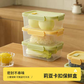 水果便当盒外出携带塑料饭盒野餐分装盒学生上班打包盒密封保鲜盒