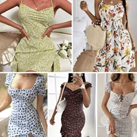 SHEIN разнообразные топы, жилеты, платья-бретельки, костюмы, разнообразная женская одежда, разнообразные товары с высокой талией для внешней торговли.
