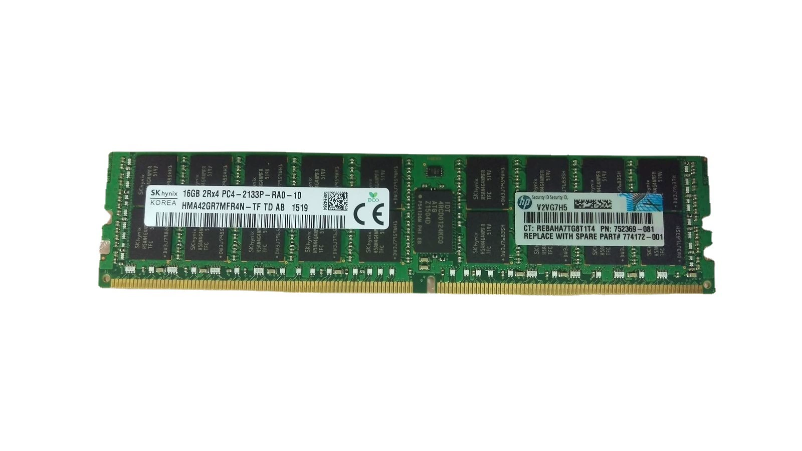 Оригинал 726719-B21 752369-081 16G DDR4 2133 ECC REG серверная память