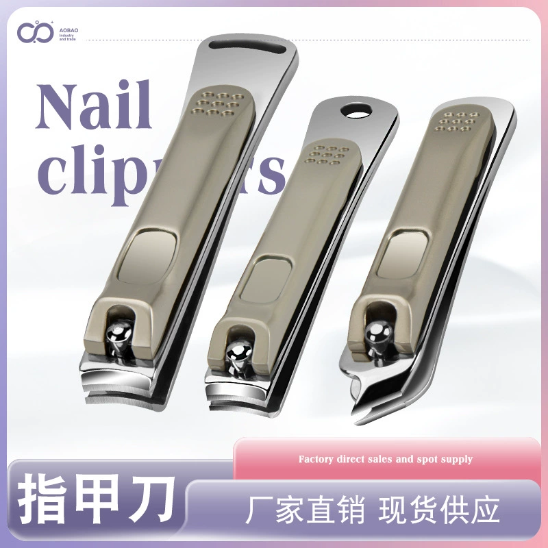 Кусачки для ногтей из нержавеющей стали из цинкового сплава, большие и маленькие одиночные кусачки для ногтей, бытовые кусачки для ногтей, маникюрные косые кусачки для ногтей