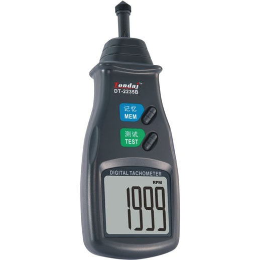 接触式数字转速表 DT-2235A/2235B 转数表 测速表 2.5RPM ～19,99