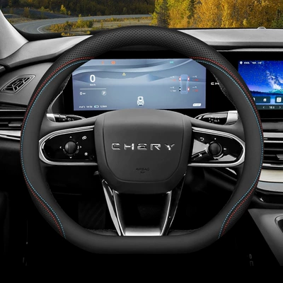 Wheel Cover 25 Interior | Steering wheel cover - two-color-thread-set-type-ultra-thin-model-other