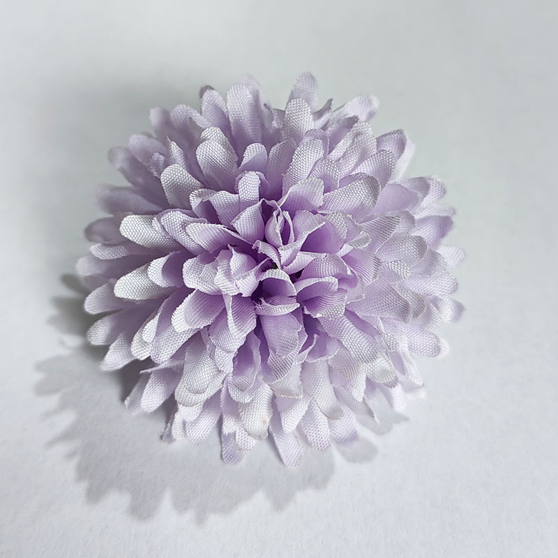 Personalizado de 8 capas de tenis de mesa, flor de crisantemo, material semiacabado, tocado de horquilla, accesorios decorativos hechos a mano, flores
