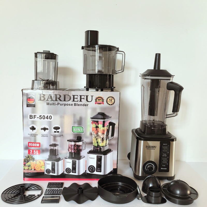 跨境不锈钢大功率纯铜搅拌机家用绞肉碎冰破壁榨汁机8in1blender|undefined