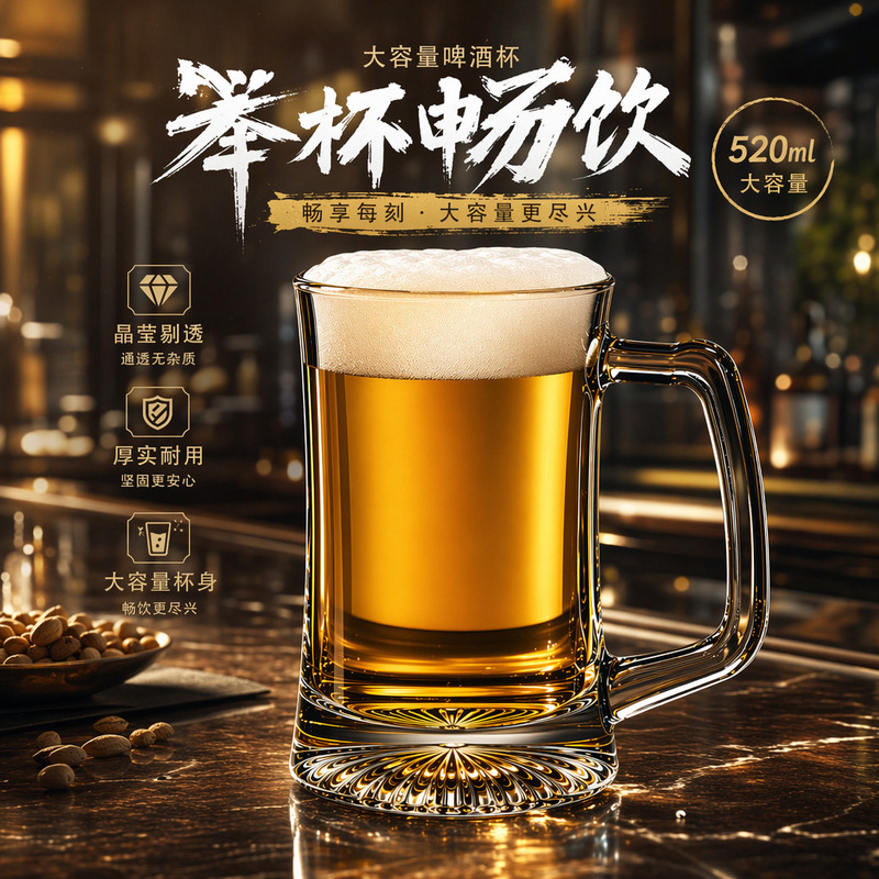 Beer cup, household beverage cup, personal glass cup, high aesthetic juice cup, large capacity craft beer cup Beer cup, household beverage cup, personal glass cup, high aesthetic juice cup, large capacity craft beer cup