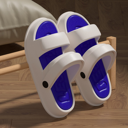 New style slippers for women, summer thick soles for home, couple sports, outdoor wear, soft soles, fashionable two-wear beach sandals wholesale