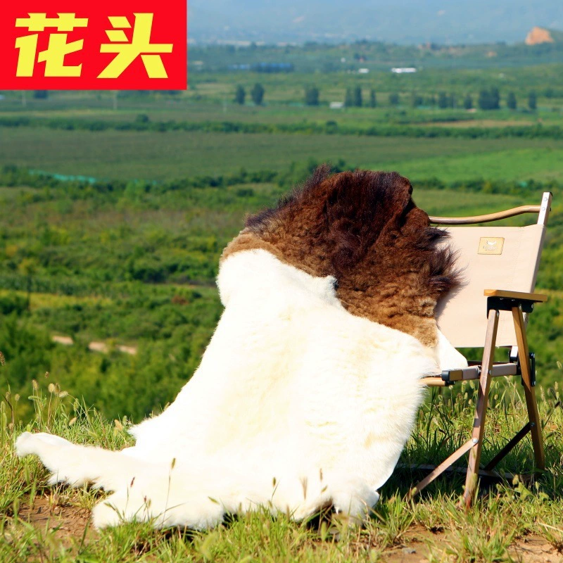 Зимний коврик из цельной козьей кожи для гостиной, спальни, прикроватный коврик, диван, подушка для эркера, автомобильная подушка, уличное одеяло