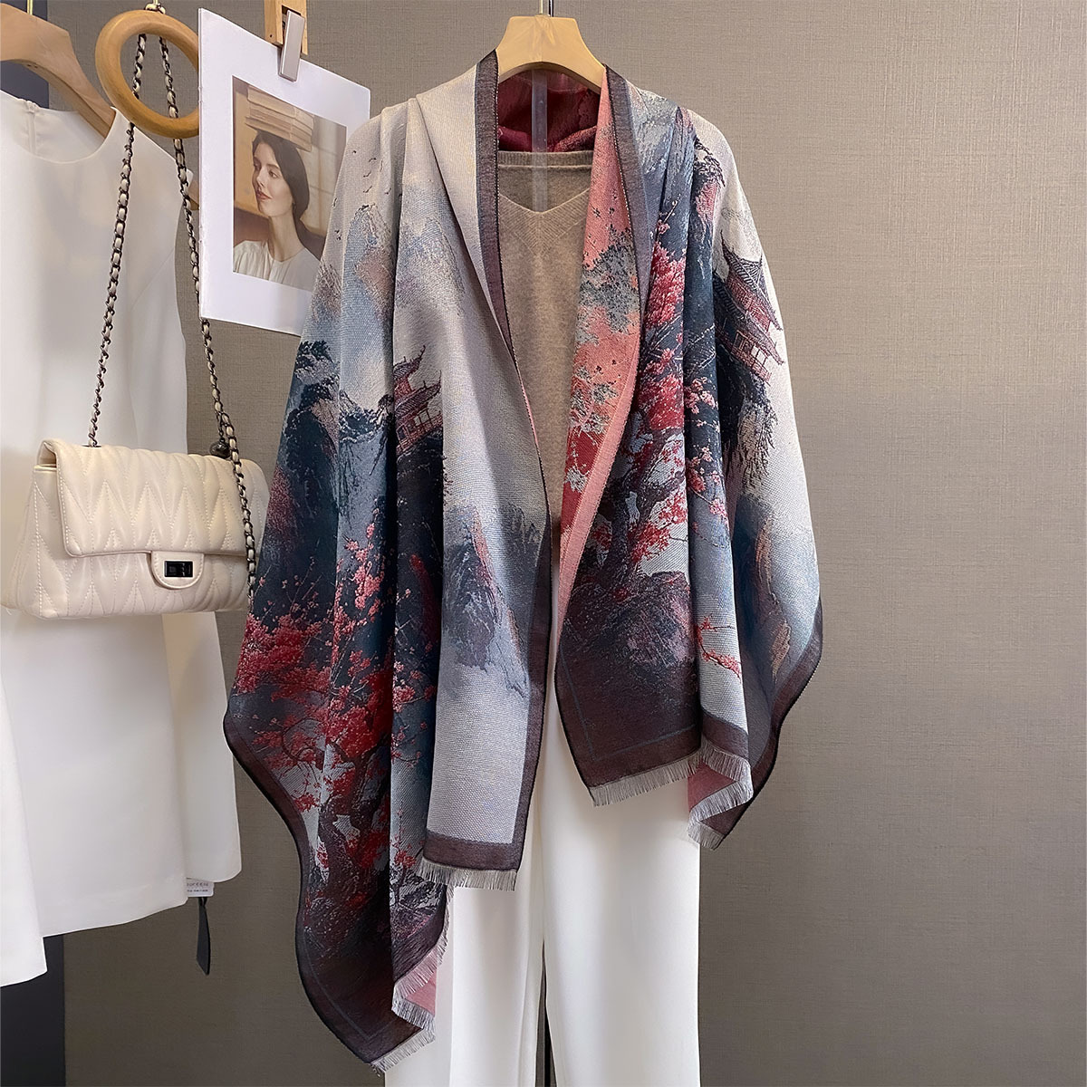 Sciarpa in cashmere da donna, accessorio invernale elegante e caldo_voghion.com