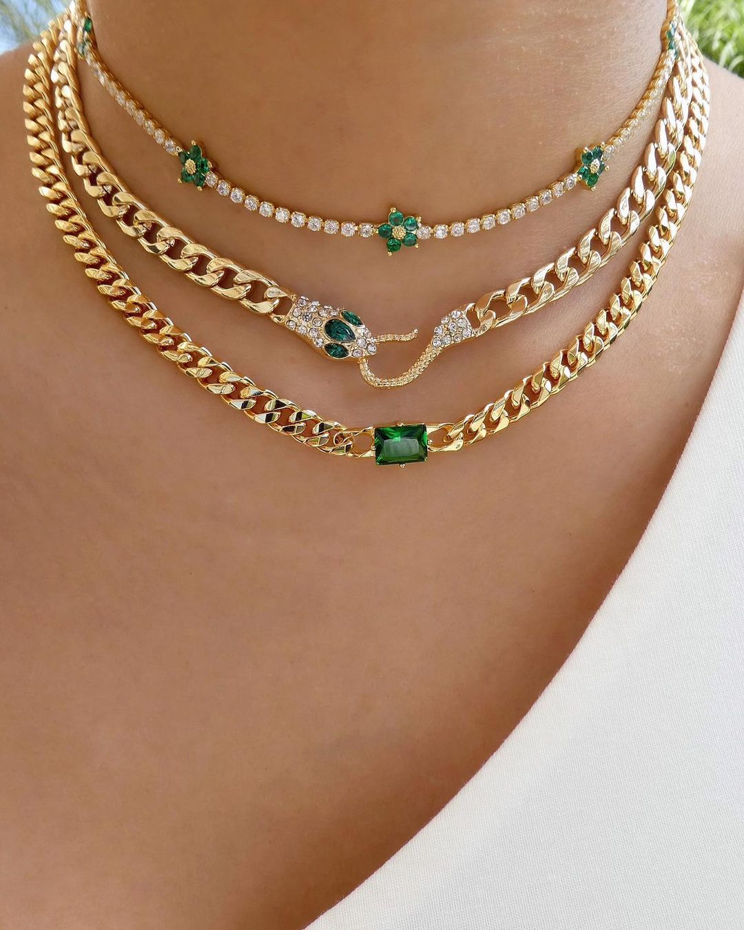 Retro Flower Copper Flowers Rhinestones Pendant Necklace 1 Piece