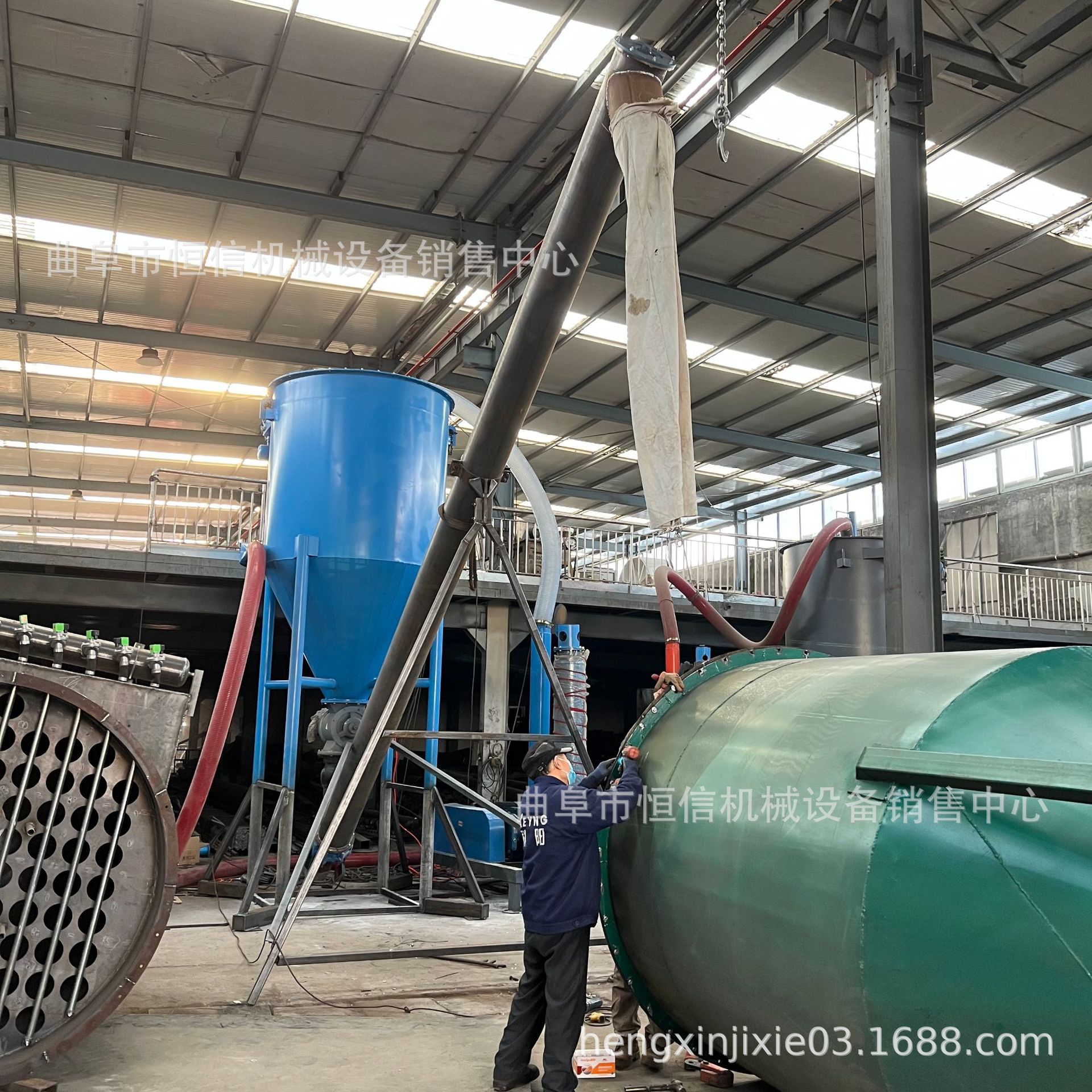 宁夏氧化铝粉60m远气力吸灰机zcjb福建平库粉料气力吸灰机 多用途