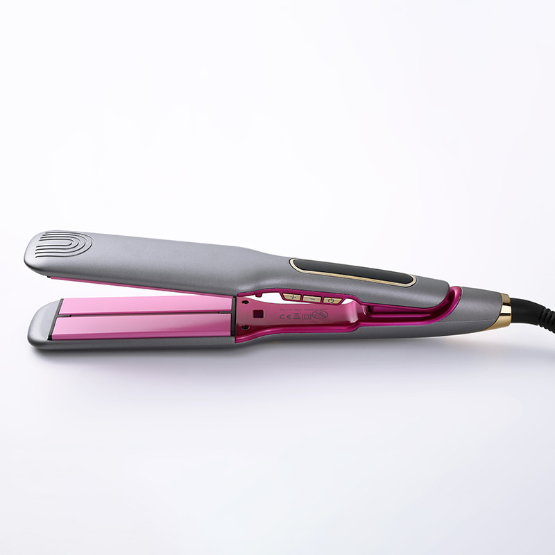 Plancha de pelo profesional YX-8871 con control de temperatura y iones negativos, alisado y rizado.