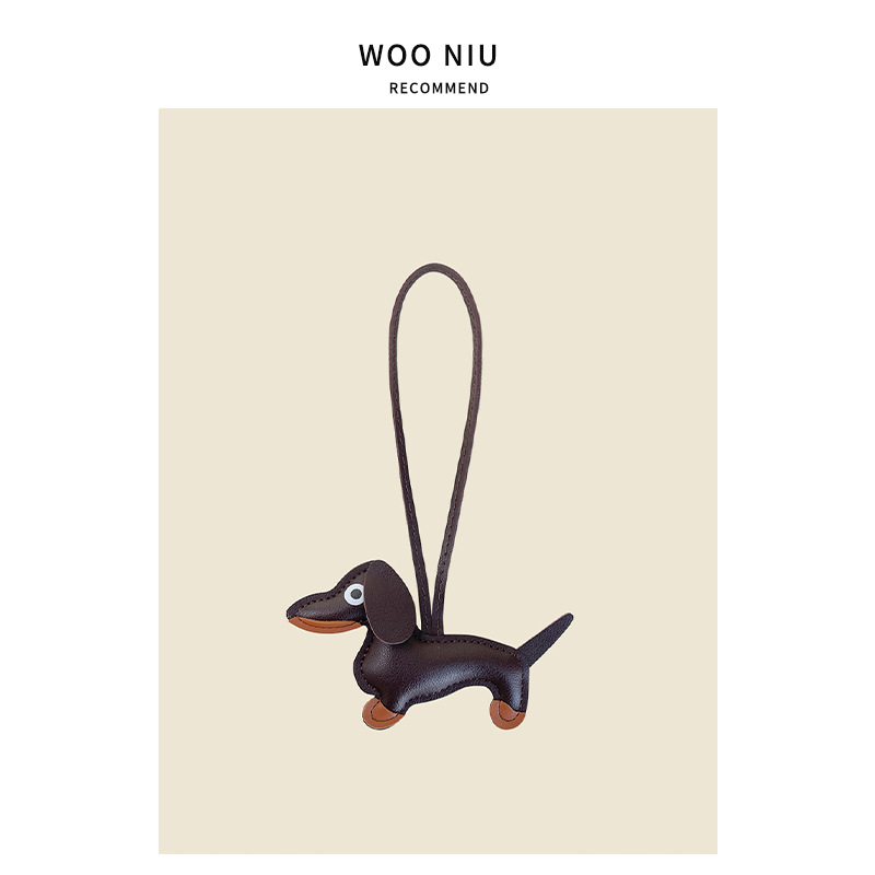 Cute And Dachshund Puppy Bag Pendant For Women Doll High-end Keychain Annual Ugly Stuff Backpack Decoration_voghion.com