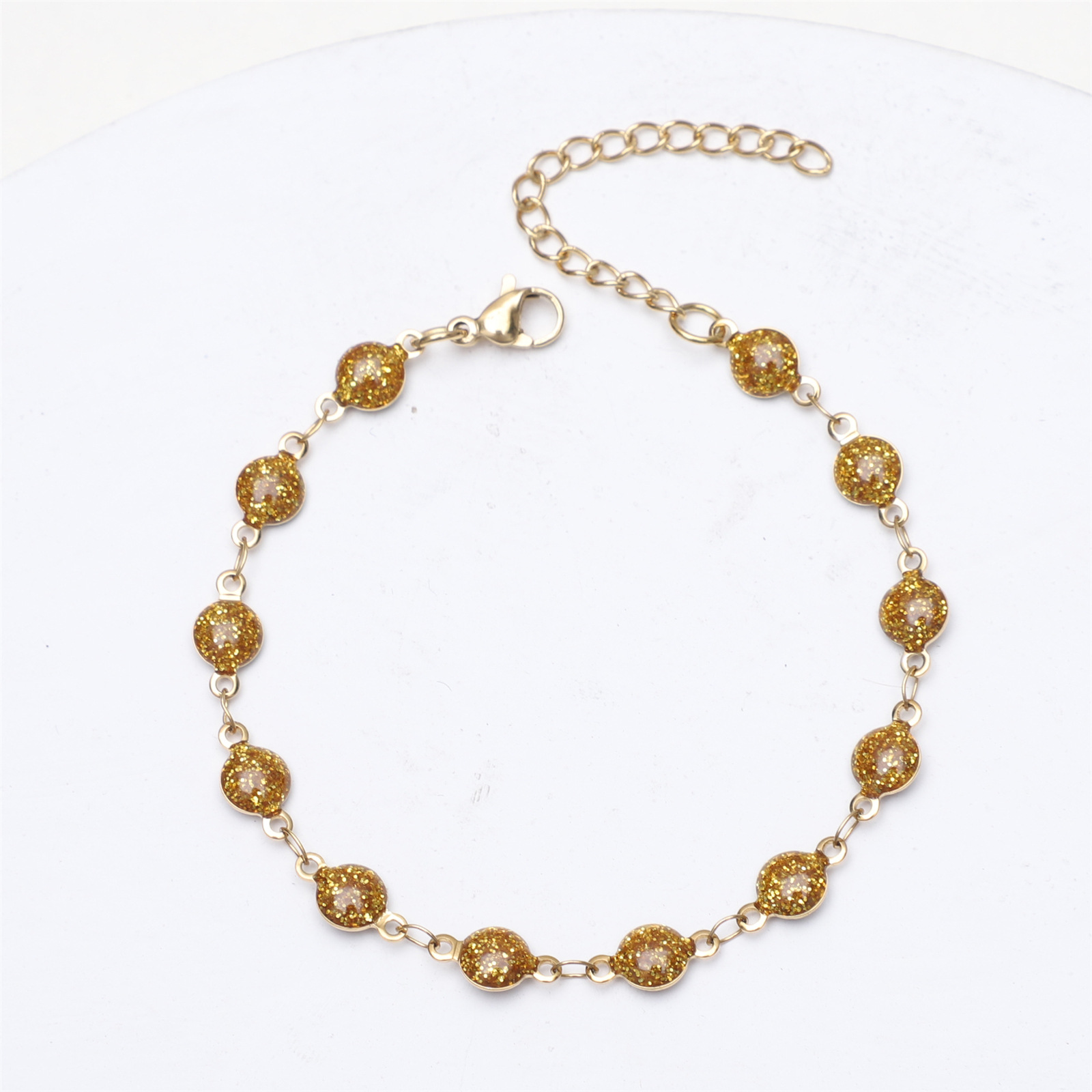 Holiday, Daily Occasion Wholesale Jewelry IG Style Geometric Solid Color Titanium Steel Jewelry Set