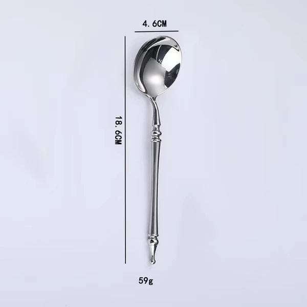 This color round spoon