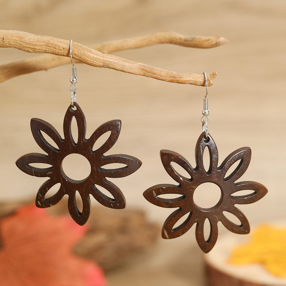 Ethnic retro fashionable universal earrings handmade