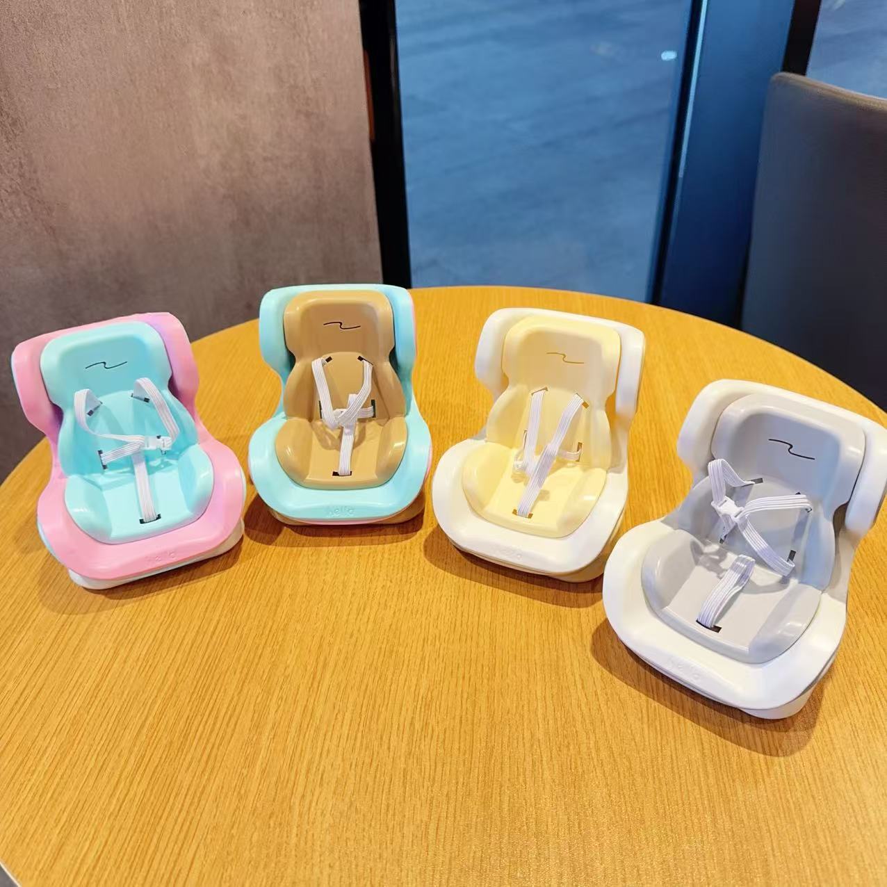 Labubu Adapts to Safety Seats, Aromatherapy Air-Conditioning Outlets, Cute Car Ornaments, Doll Accessories