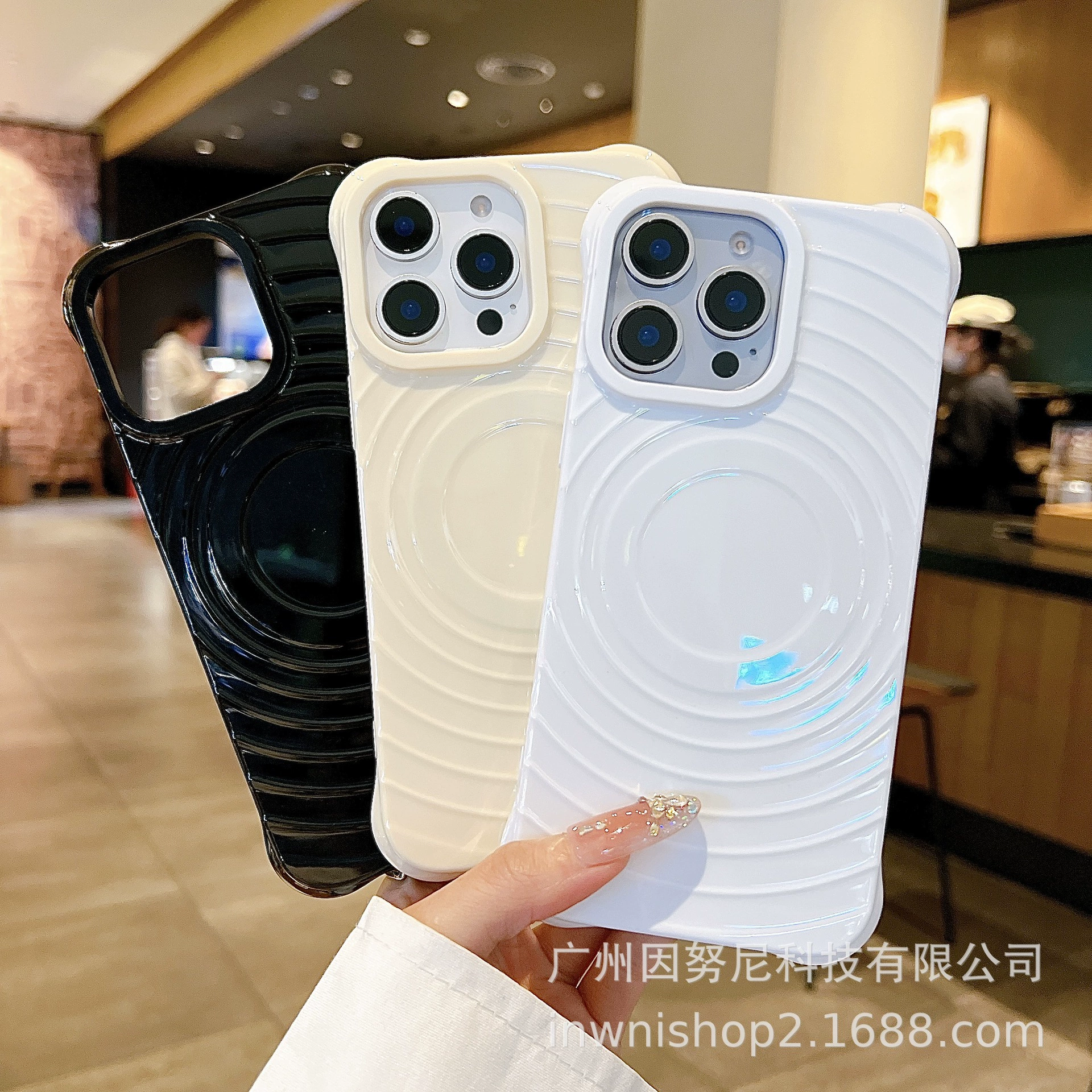 Чехол для Apple 16 Pro Max с простым волнообразным рисунком, защитный чехол для iPhone 14 Pro, мягкий TPU-чехол