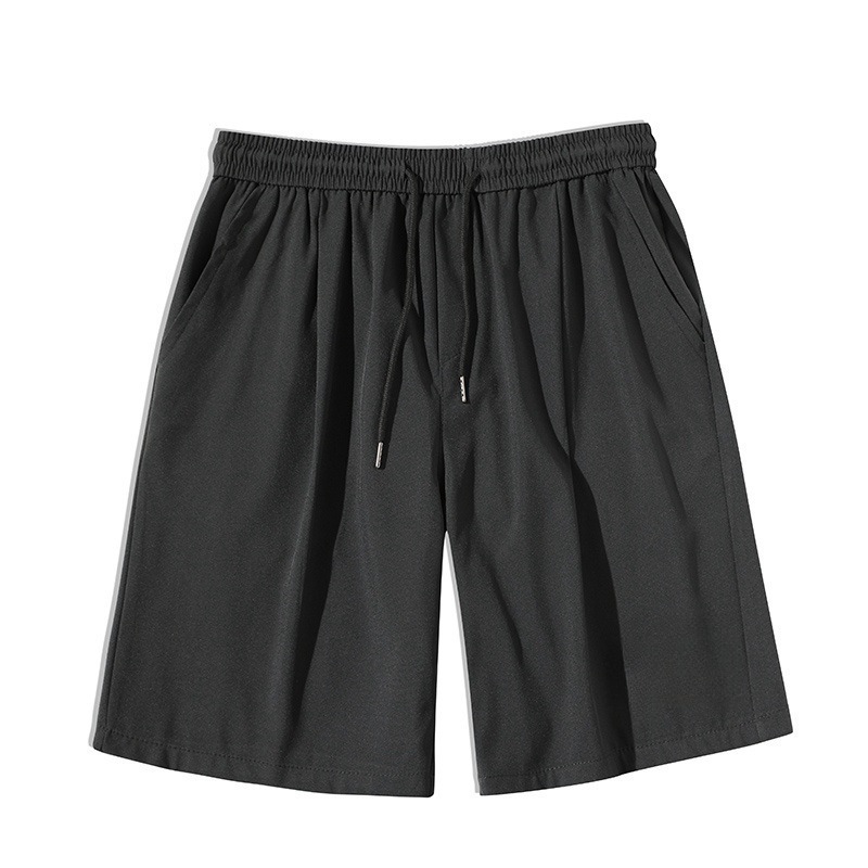 Pantalones cortos casuales de hielo de verano para hombres nuevos pantalones de baloncesto estadounidenses de moda sueltos y secos rápidos para hombres pantalones de playa